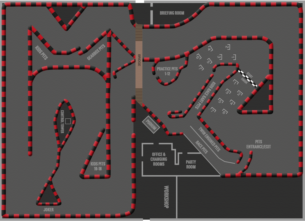 west-coast-indoor-karting-track-map